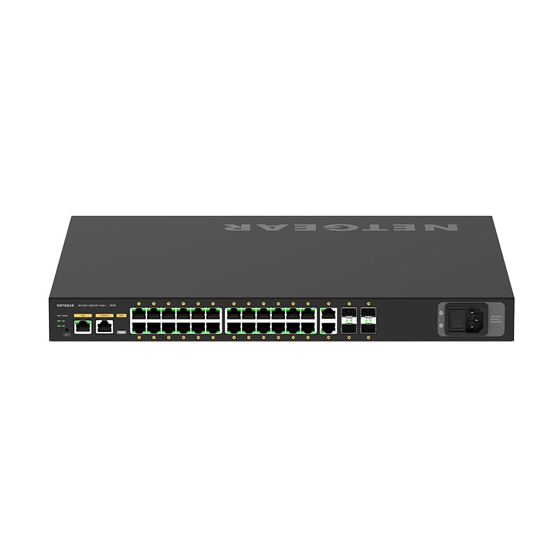 NETGEAR M4250-26G4XF-PoE+ Gestito L2 L3 Gigabit Ethernet (10 100 1000) Supporto Power over Ethernet (PoE) 1U Nero