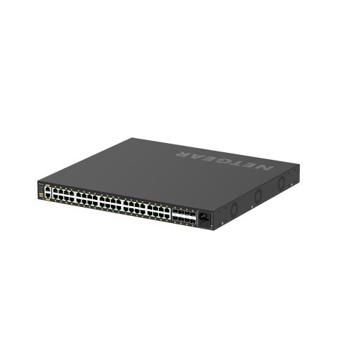 NETGEAR GSM4248P-100EUS Netzwerk-Switch Managed L2 L3 L4 Gigabit Ethernet (10 100 1000) Power over Ethernet (PoE) Schwarz