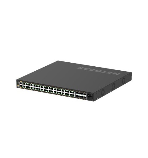 NETGEAR GSM4248P-100EUS switch Gestionado L2 L3 L4 Gigabit Ethernet (10 100 1000) Energía sobre Ethernet (PoE) Negro