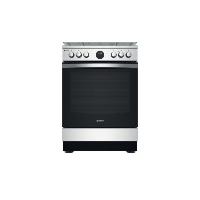 Indesit IS67G8CHX E Freestanding cooker Electric Gas Stainless steel A