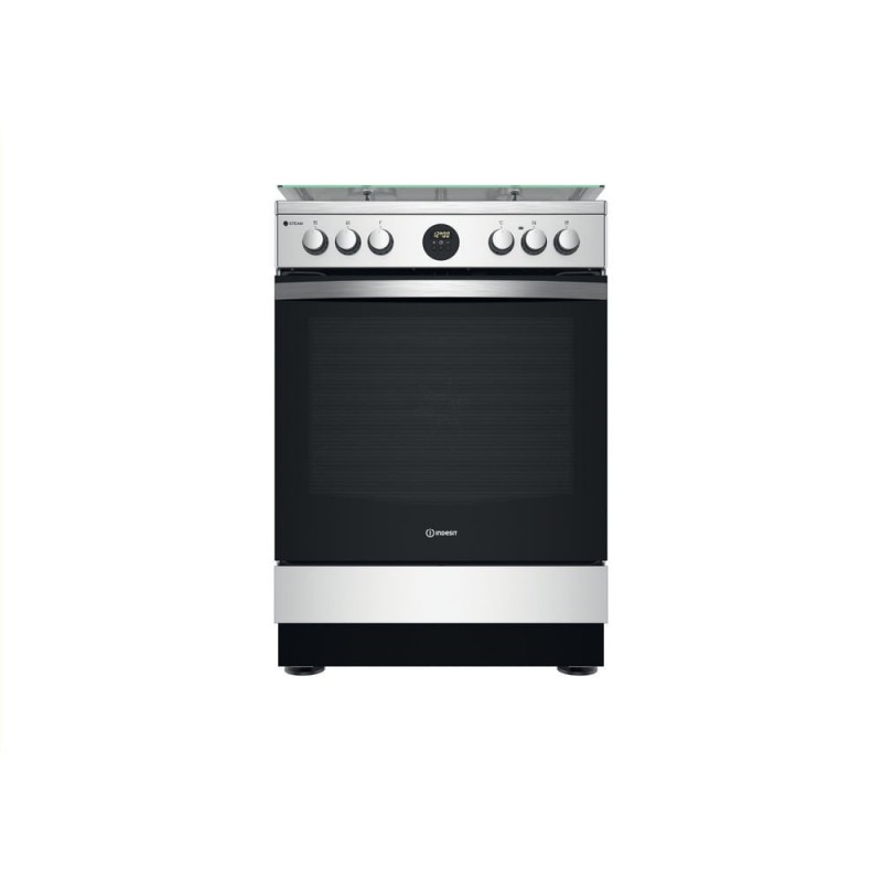 Indesit IS67G8CHX E Cocina independiente Eléctrico Encimera de gas Acero inoxidable A