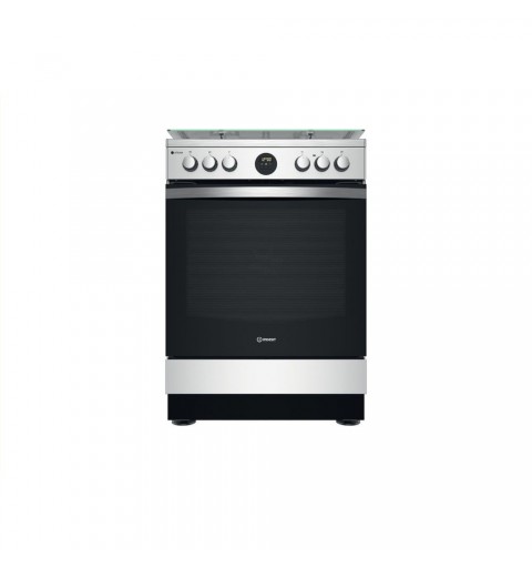 Indesit IS67G8CHX E Cocina independiente Eléctrico Encimera de gas Acero inoxidable A