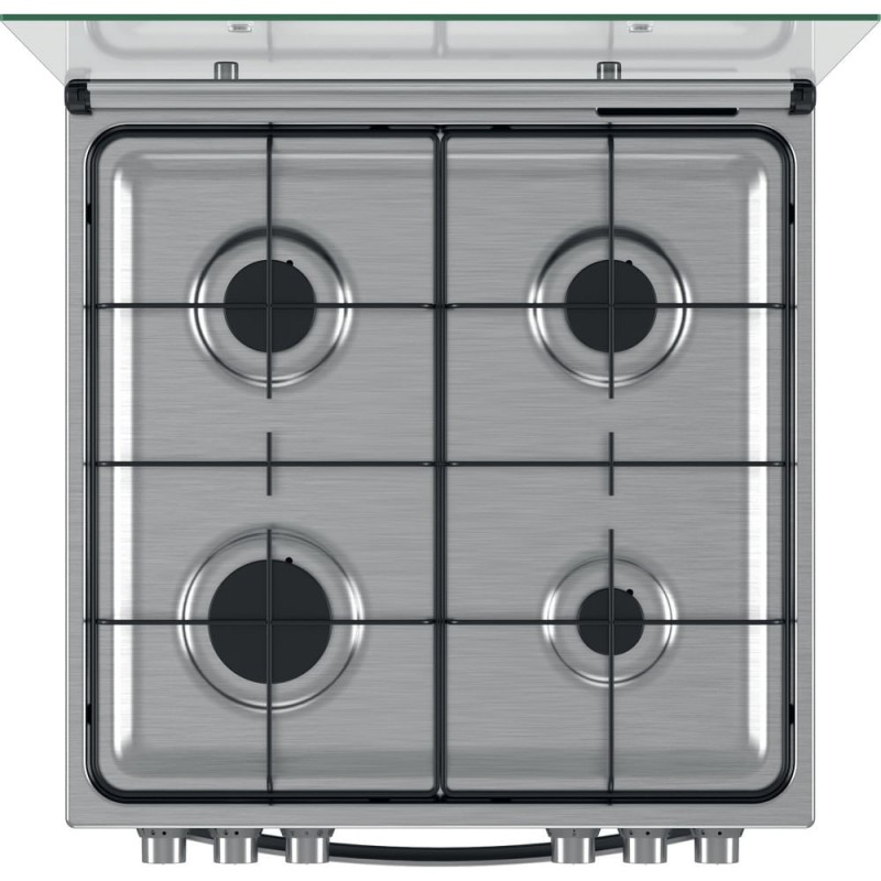 Indesit IS67G8CHX E Cocina independiente Eléctrico Encimera de gas Acero inoxidable A