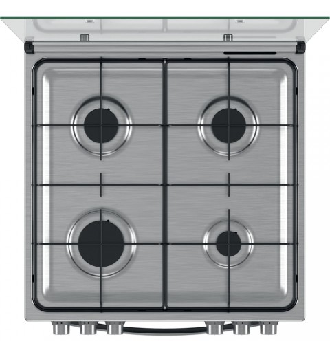 Indesit IS67G8CHX E Cocina independiente Eléctrico Encimera de gas Acero inoxidable A