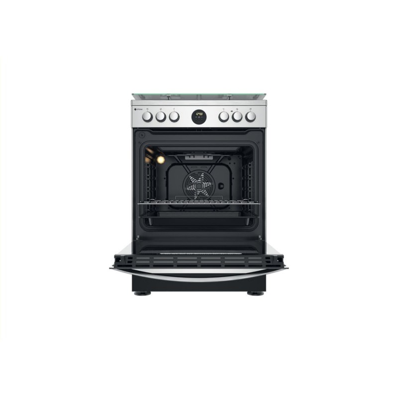 Indesit IS67G8CHX E Cucina Elettrico Gas Stainless steel A