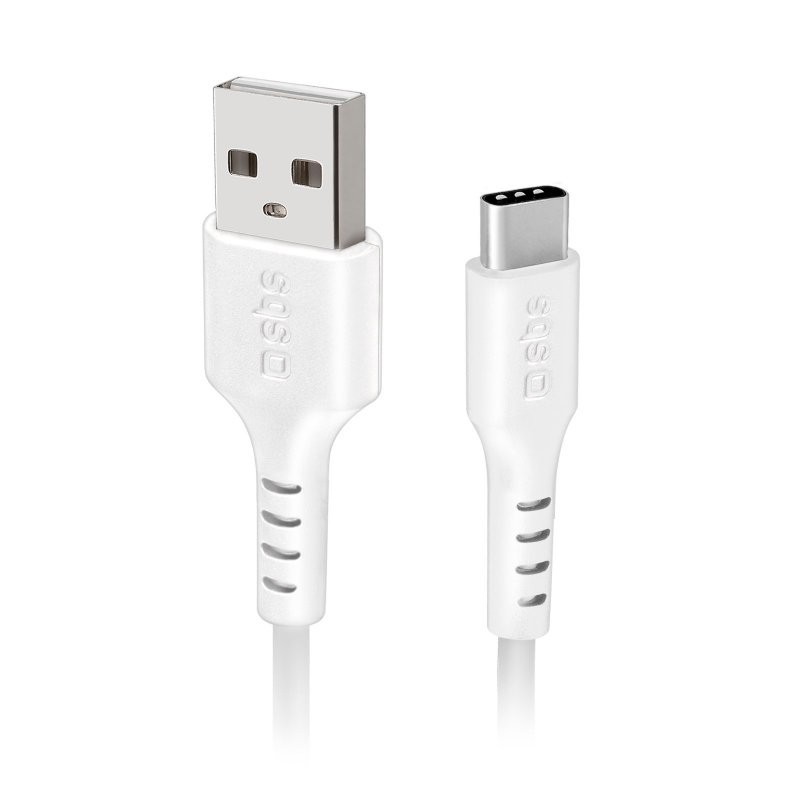 SBS TECABLEMICROC15W USB cable 1.5 m USB 2.0 USB A USB C White