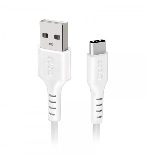 SBS TECABLEMICROC15W câble USB 1,5 m USB 2.0 USB A USB C Blanc