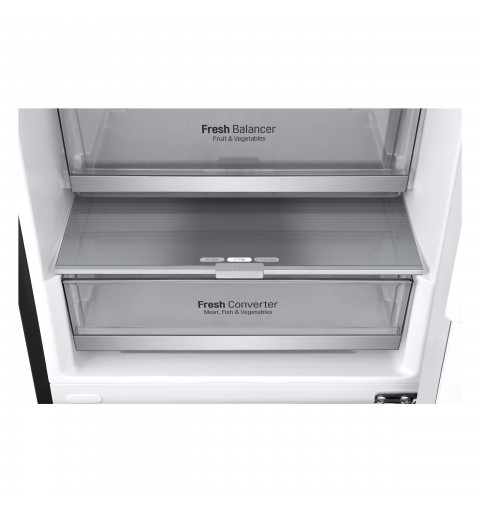 LG GBB72MCUGN Frigorifero combinato, Classe D, 384L, Wi-Fi, Wine Rack, No frost, Nero