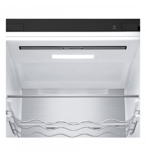 LG GBB72MCUGN Frigorifero combinato, Classe D, 384L, Wi-Fi, Wine Rack, No frost, Nero