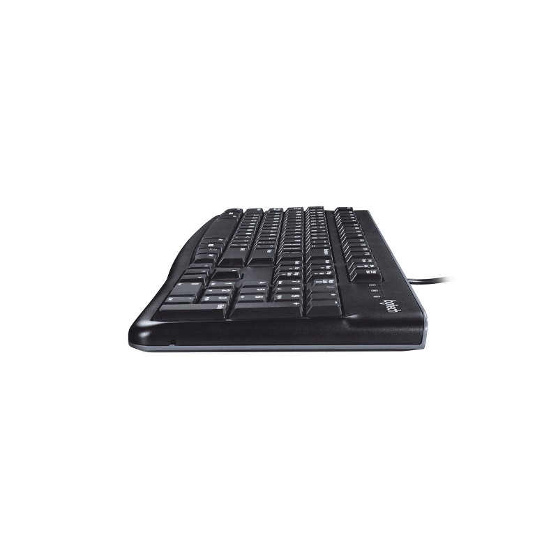 Logitech K120 Corded Keyboard tastiera USB QWERTY Spagnolo Nero