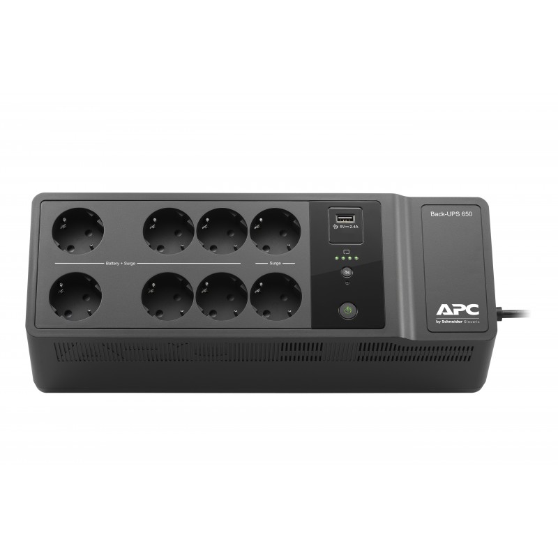 APC Back-UPS 650VA 230V 1 USB charging port - (Offline-) USV sistema de alimentación ininterrumpida (UPS) En espera (Fuera de