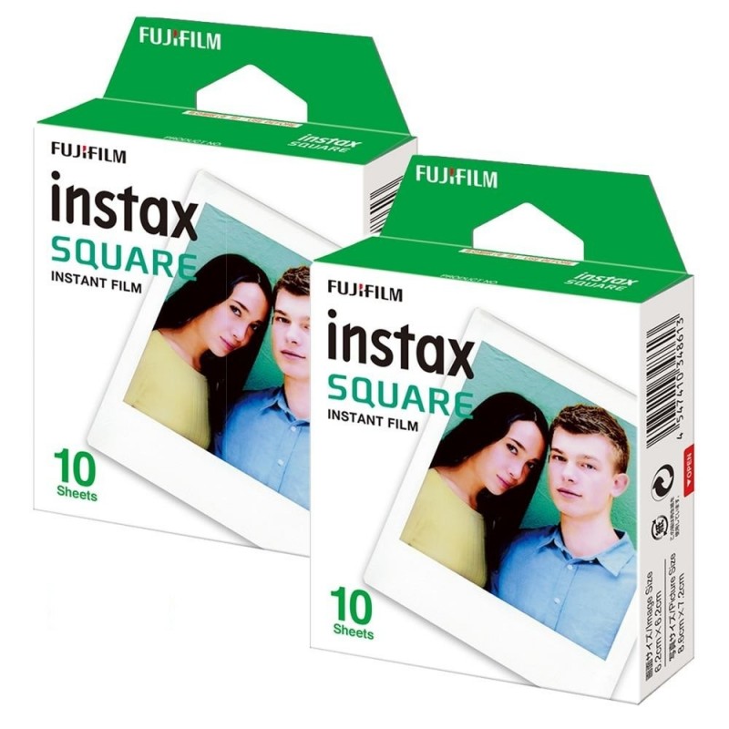 Fujifilm Instax Square pellicule polaroid 20 pièce(s) 62 x 62 mm