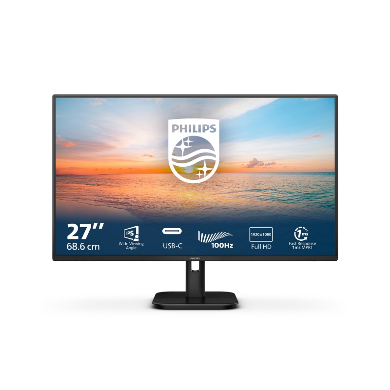 Philips 27E1N1300A 00 Monitor PC 68,6 cm (27") 1920 x 1080 Pixel Nero