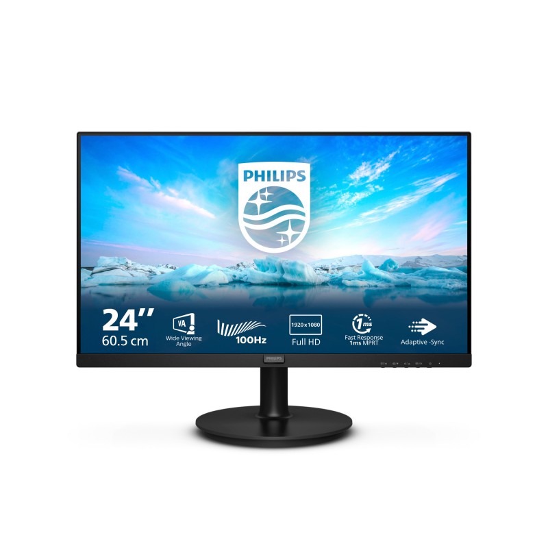 Philips V Line 241V8LAB 00 LED display 60,5 cm (23.8") 1920 x 1080 Pixel Full HD LCD Schwarz