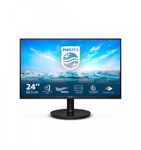 Philips V Line 241V8LAB 00 LED display 60,5 cm (23.8") 1920 x 1080 Pixel Full HD LCD Schwarz