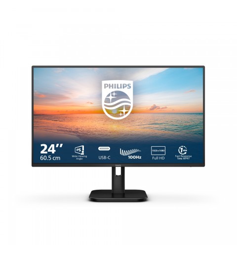 Philips 24E1N1300A 00 Monitor PC 60,5 cm (23.8") 1920 x 1080 Pixel Nero