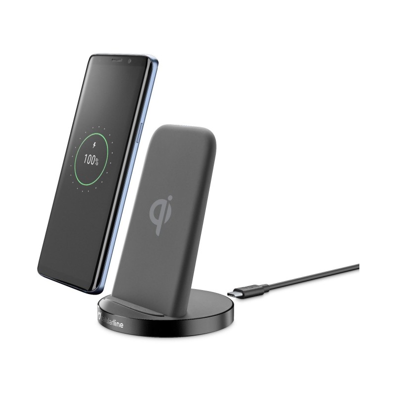 Cellularline Podium Wireless Charger - Apple, Samsung and other Wireless Smartphones