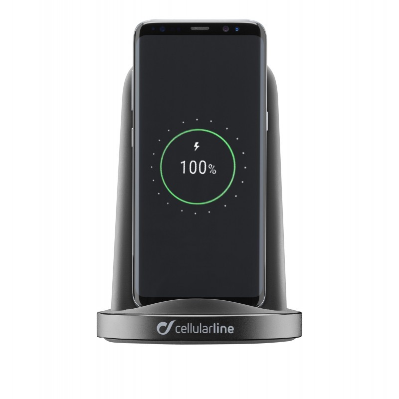 Cellularline Podium Wireless Charger - Apple, Samsung and other Wireless Smartphones
