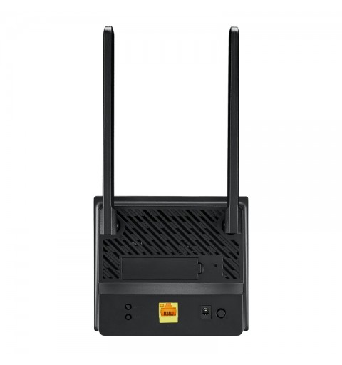 ASUS 4G-N16 router wireless Gigabit Ethernet Banda singola (2.4 GHz) Nero