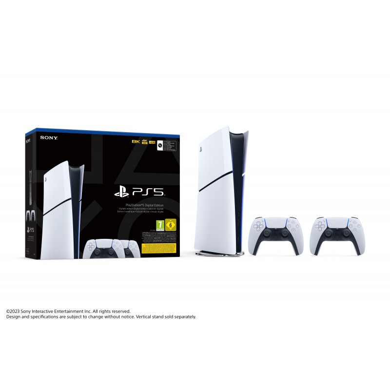 Sony Playstation 5 Slim 1,02 To Wifi Noir, Blanc
