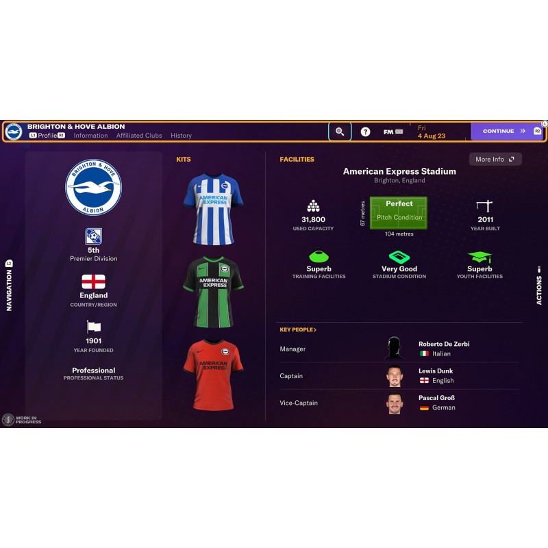 SEGA Football Manager 2024 Standard Italienisch PlayStation 5