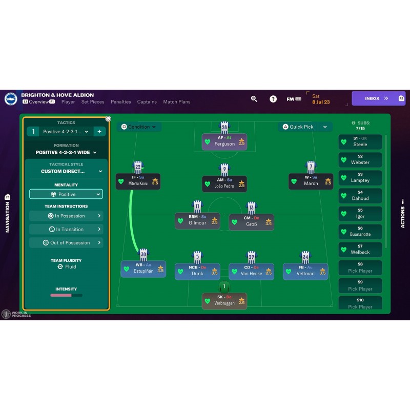 SEGA Football Manager 2024 Standard Italienisch PlayStation 5