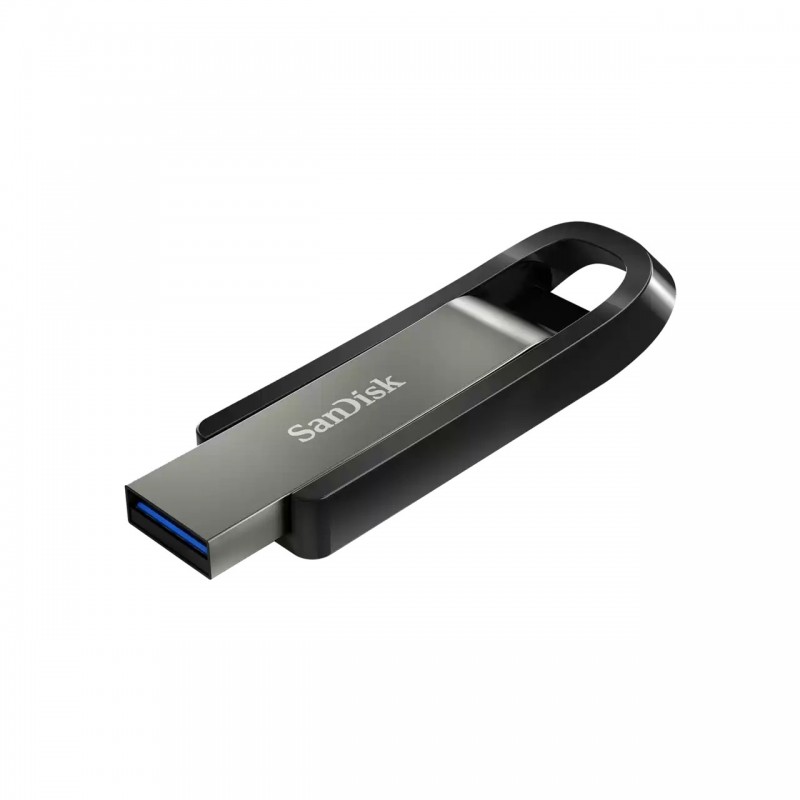 SanDisk Extreme Go lecteur USB flash 64 Go USB Type-A 3.2 Gen 1 (3.1 Gen 1) Acier inoxydable