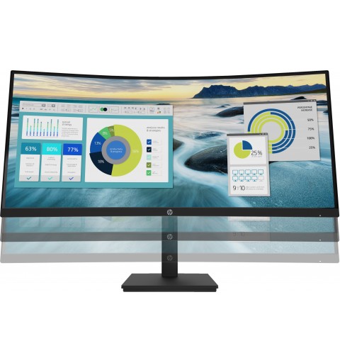 HP P34hc G4 écran plat de PC 86,4 cm (34") 3440 x 1440 pixels Quad HD LED Noir