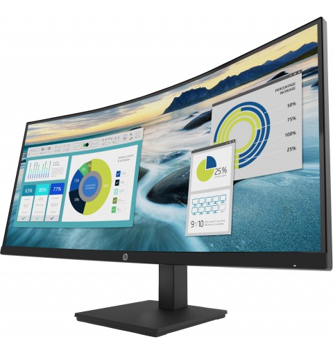 HP P34hc G4 écran plat de PC 86,4 cm (34") 3440 x 1440 pixels Quad HD LED Noir