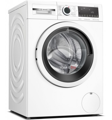 Bosch Serie 4 WNA144V0IT machine à laver avec sèche linge Pose libre Charge avant Blanc E