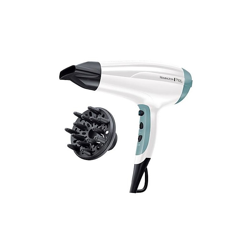 Remington D5216 asciuga capelli 2300 W Blu, Bianco