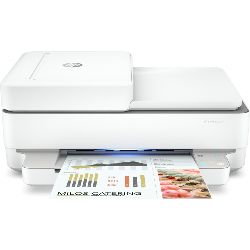 HP ENVY HP 6420e All-in-One Printer, Color, Printer for Home, Print, copy, scan, send mobile fax, Wireless HP+ HP Instant Ink