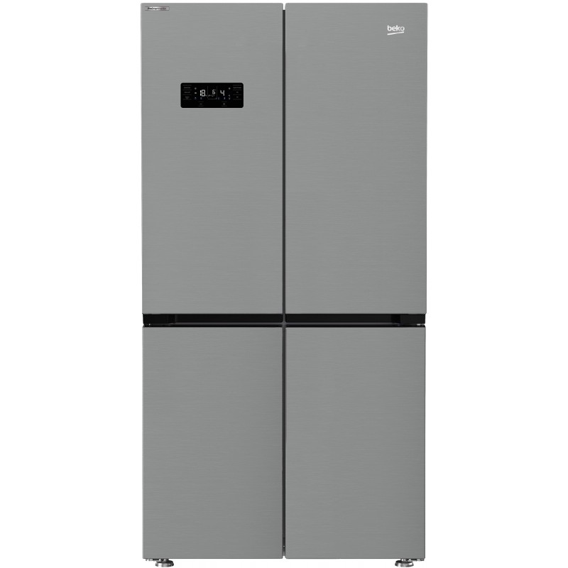 Beko GN1416240XPN nevera puerta lado a lado Independiente 572 L E Acero inoxidable