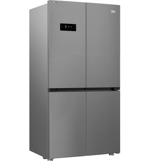 Beko GN1416240XPN side-by-side refrigerator Freestanding 572 L E Stainless steel