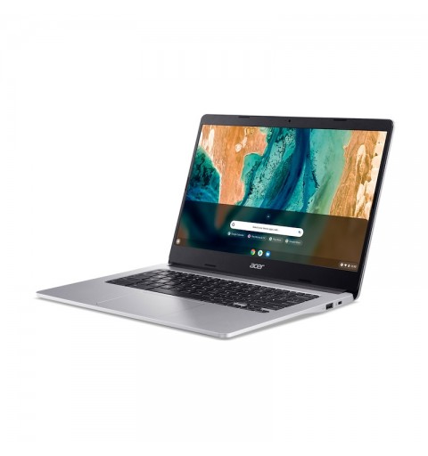 Acer Chromebook CB314-2H-K0GE Laptop 35,6 cm (14") HD MediaTek MT8183 4 GB DDR4-SDRAM 64 GB eMMC Wi-Fi 5 (802.11ac) ChromeOS