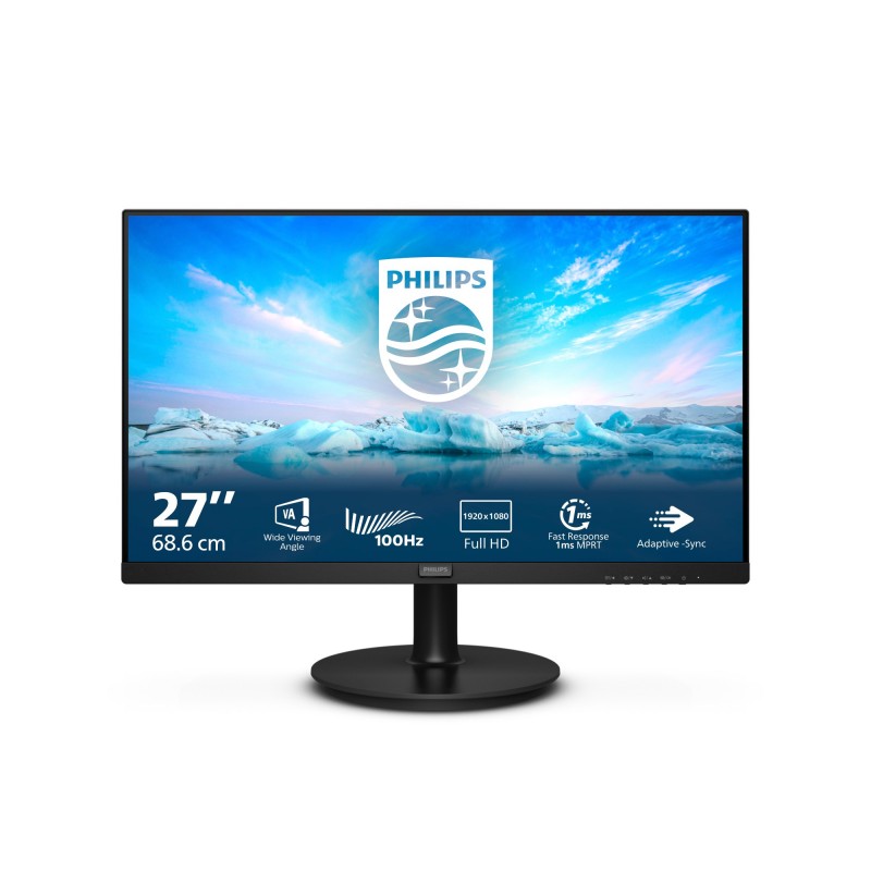 Philips V Line 271V8LAB 00 computer monitor 68.6 cm (27") 1920 x 1080 pixels Full HD LCD Black