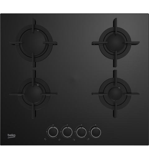 Beko HILG 64222 S Negro Integrado 58 cm Encimera de gas 4 zona(s)