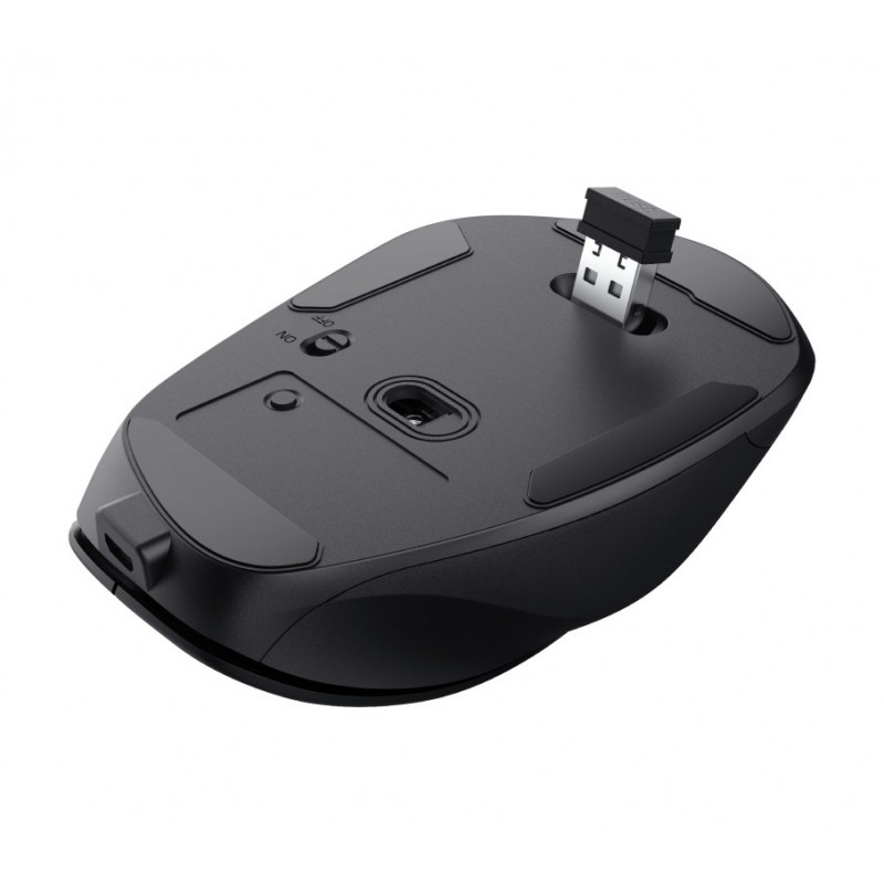 Trust Fyda ratón mano derecha RF Wireless + USB Type-A Óptico 2400 DPI