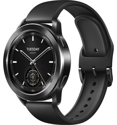 Xiaomi Watch S3 3,63 cm (1.43") AMOLED 47 mm Digital 466 x 466 Pixeles Pantalla táctil Negro GPS (satélite)