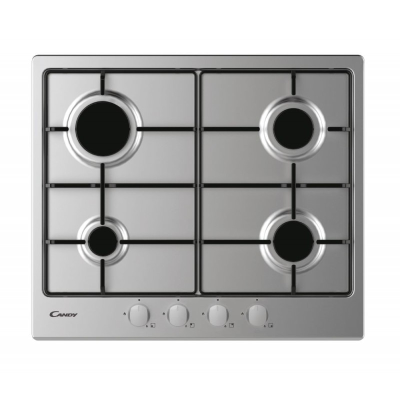 Candy Timeless CDOY6GRX Stainless steel Built-in 59 cm Gas 4 zone(s)