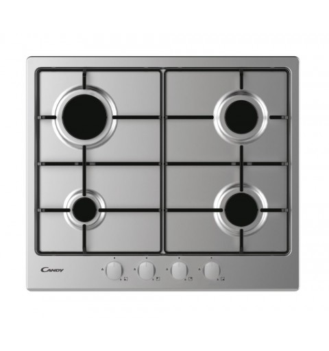 Candy Timeless CDOY6GRX Stainless steel Built-in 59 cm Gas 4 zone(s)