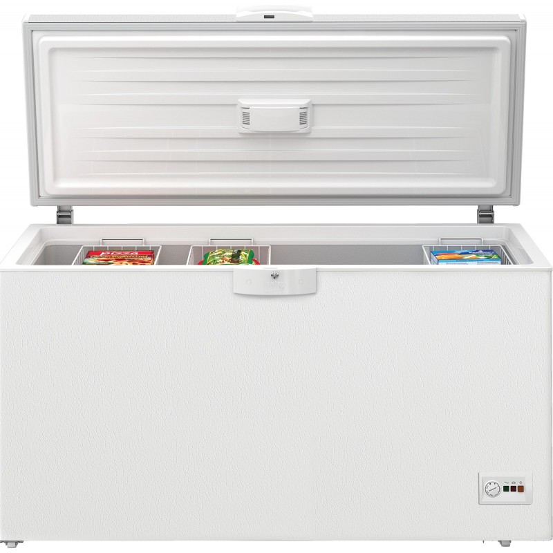 Beko HSM46740 freezer Chest freezer Freestanding 451 L E White