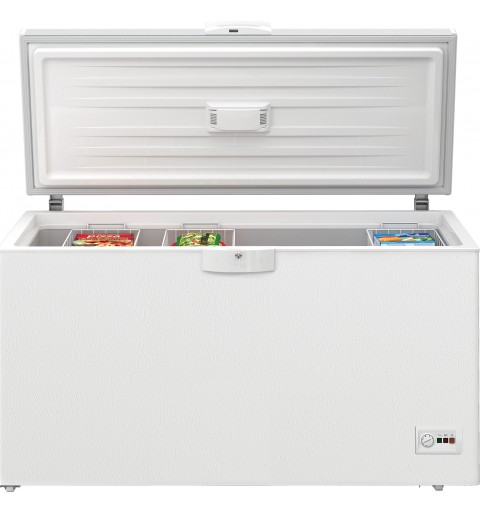 Beko HSM46740 freezer Chest freezer Freestanding 451 L E White