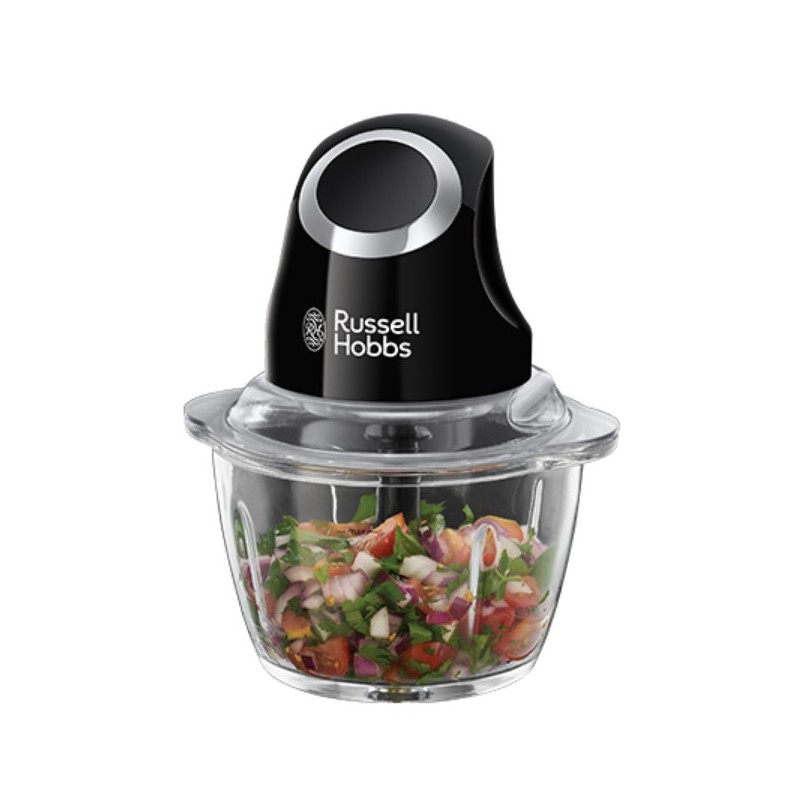 Russell Hobbs 24662-56 Elektrischer Essenszerkleinerer 0,5 l 200 W Schwarz, Transparent