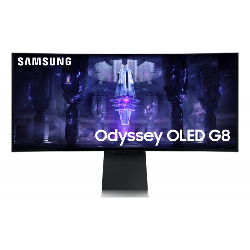 Samsung Odyssey Neo G8 S34BG850SU Computerbildschirm 86,4 cm (34") 3440 x 1440 Pixel UltraWide Quad HD OLED Silber