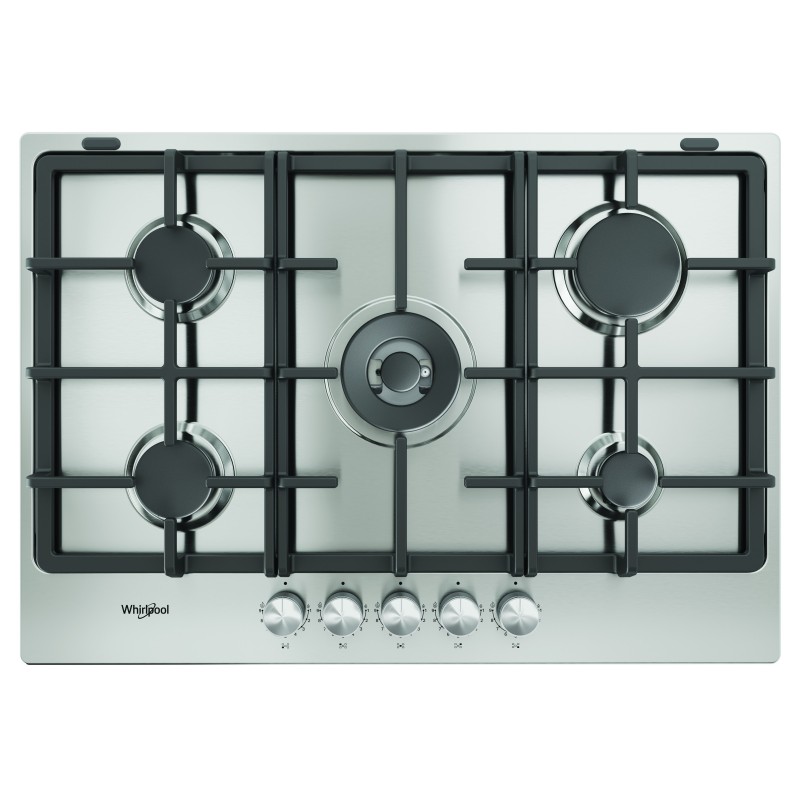 Whirlpool TKRL 761 IX K Stainless steel Built-in 75 cm Gas 5 zone(s)