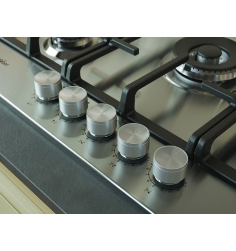 Whirlpool TKRL 761 IX K Edelstahl Integriert 75 cm Gaskochfeld 5 Zone(n)