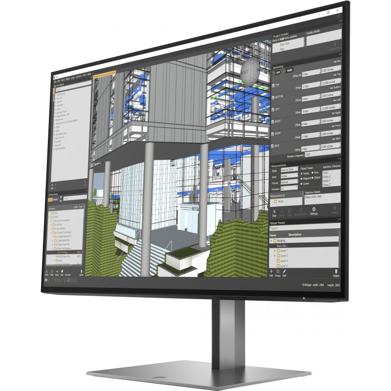 HP Z24n G3 pantalla para PC 61 cm (24") 1920 x 1200 Pixeles WUXGA LED Plata