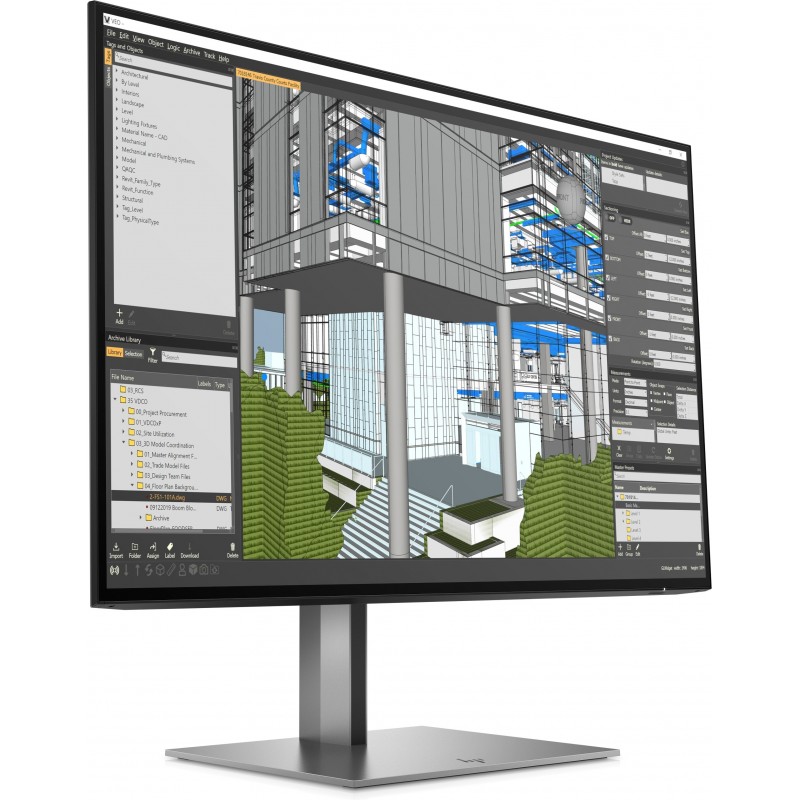 HP Z24n G3 pantalla para PC 61 cm (24") 1920 x 1200 Pixeles WUXGA LED Plata