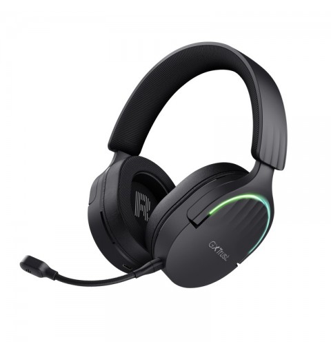 Trust GXT 491 Fayzo Auriculares Inalámbrico y alámbrico Diadema Juego USB Tipo C Bluetooth Negro